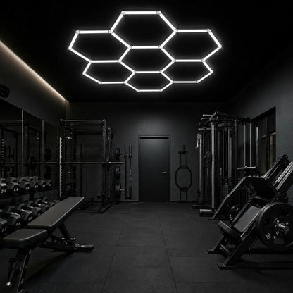 Modulinis lubinis LED šviestuvas Hexagon