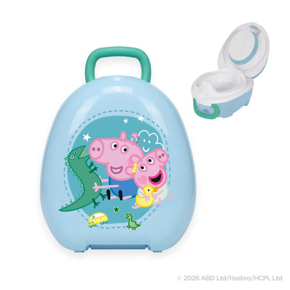 Mokomasis nešiojamas naktipuodis George Pig, mėlyna pastelė