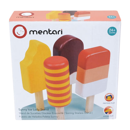 Mentari Ledai ant pagaliuko su laikikliu
