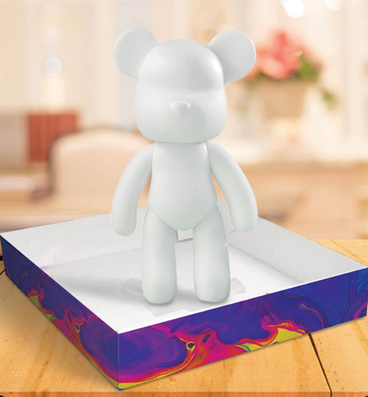 Splat Planet kūrybinis rinkinys Marble Bear, neonas
