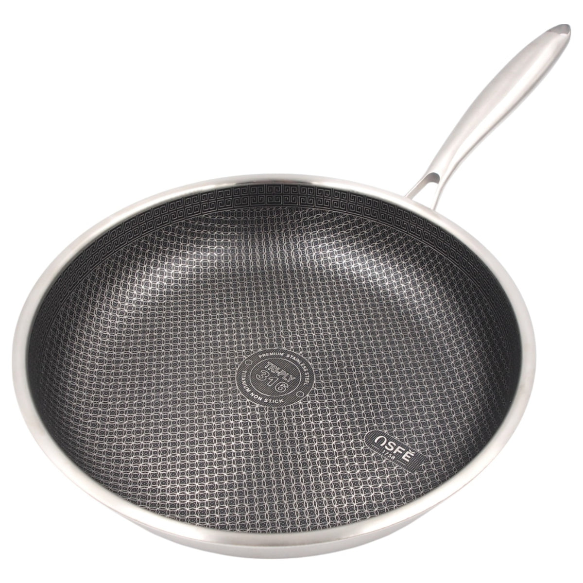 Nerūdijančio plieno keptuvė OSFE 316, 30 cm