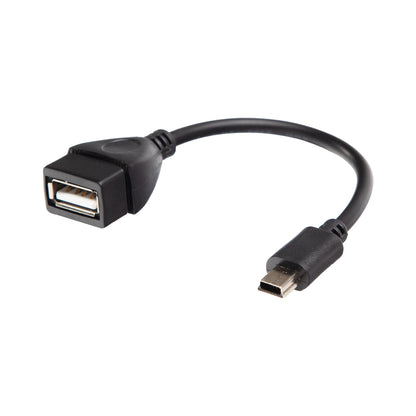 OTG adapteris „miniUSB–USB-A“, 15 cm