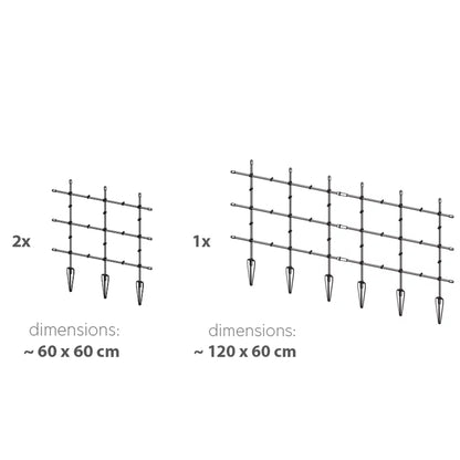 Plastikinė augalų atrama – modulinė sienelė (1 vnt.)