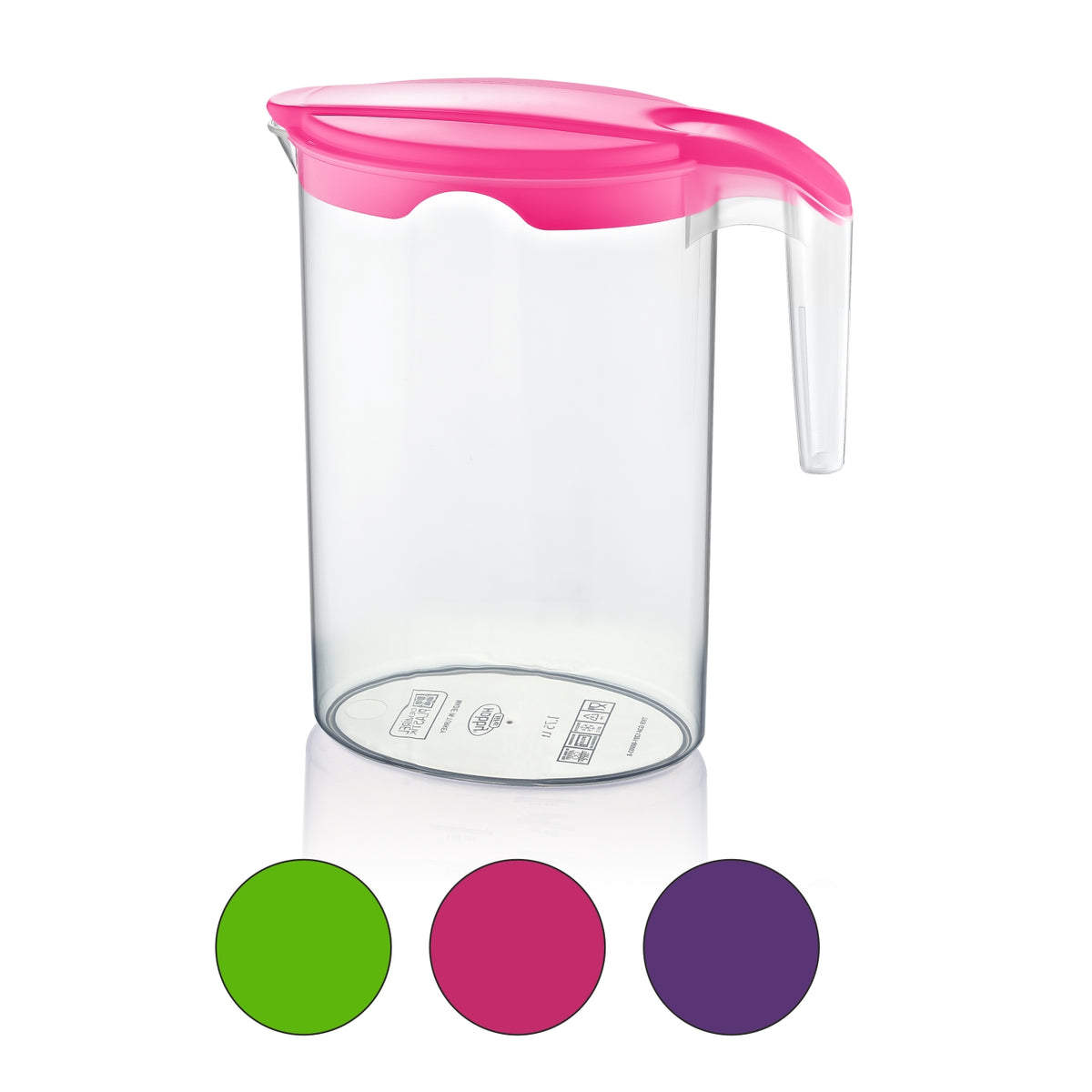 Plastikinis ąsotis su dangteliu 1,75 l