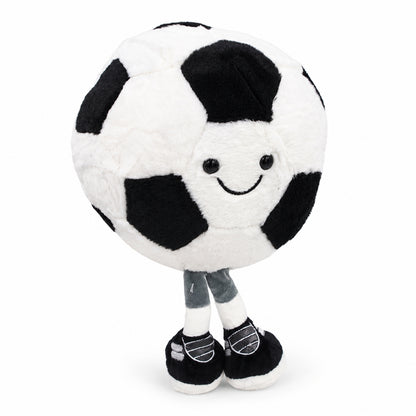 Pliušinis futbolo kamuolys su kojytėmis
