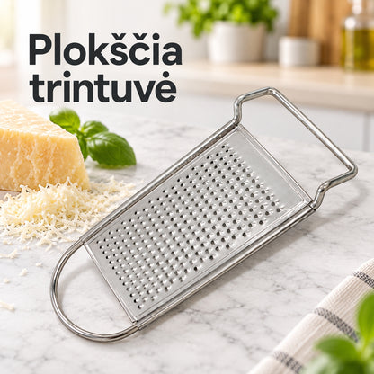 Plokščia virtuvinė tarka su rankena