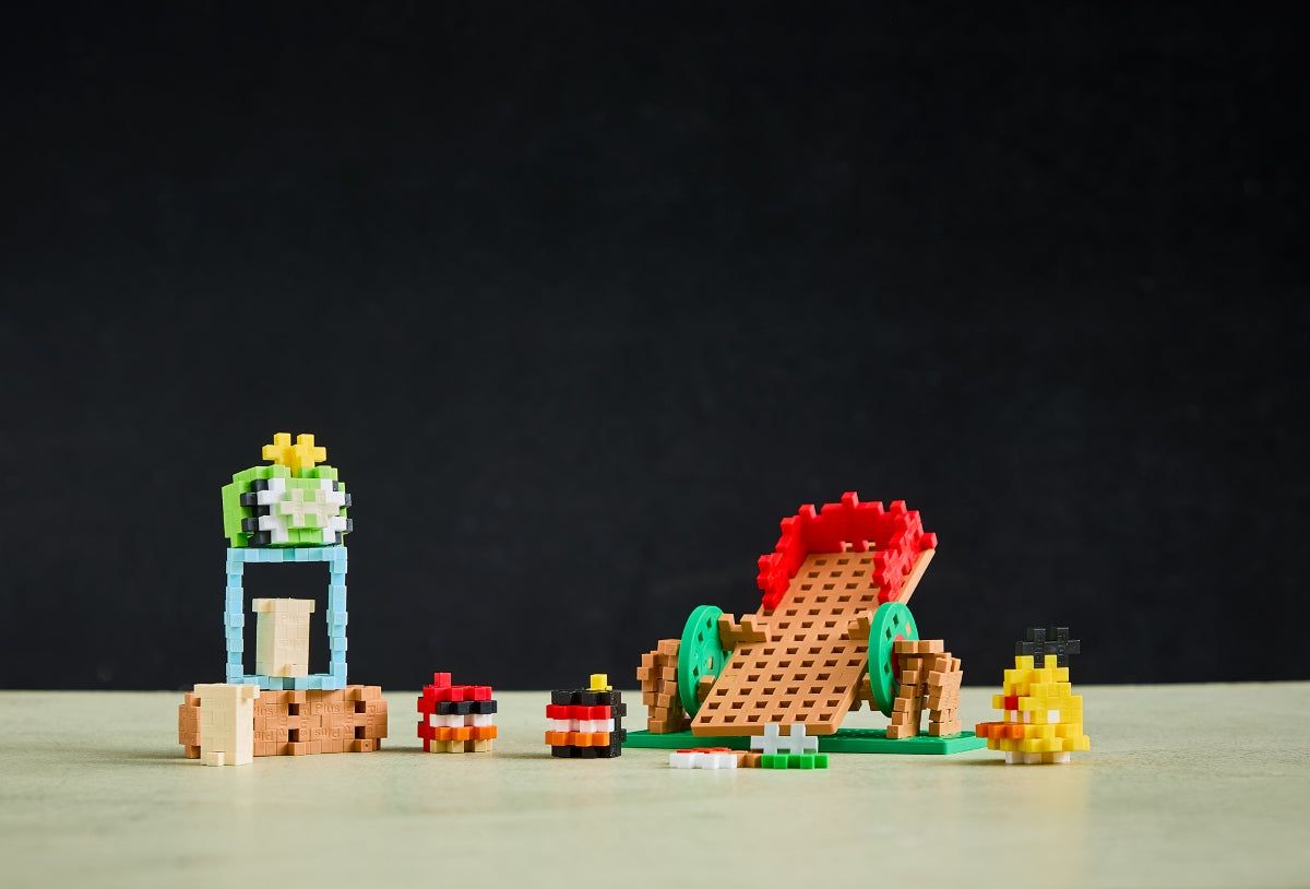 Plus Plus konstruktorius Angry Birds Katapultos smūgis