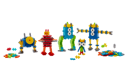 Plus Plus konstruktorius, Mokausi statyti robotus, 250 det.