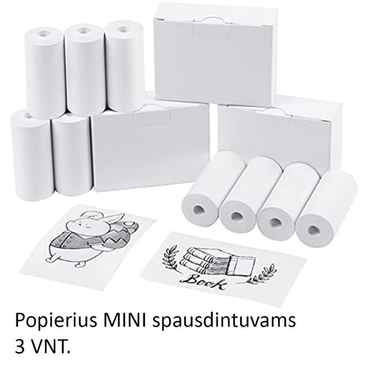 Popierius MINI spausdintuvams, 5 vnt.