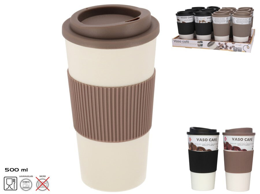Termopuodelis kavai 500 ml, 17,5 × 9 × 9 cm, KITCHEN&GO