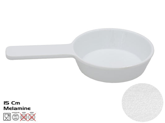 15 cm baltas sriubos/padažo šaukštas, 8,5x15x2,5 cm, KITCHEN&GO
