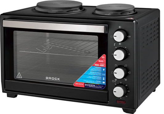 Orkaitė su kaitvietėmis BROCK TO 3002 B 30L, 1600W