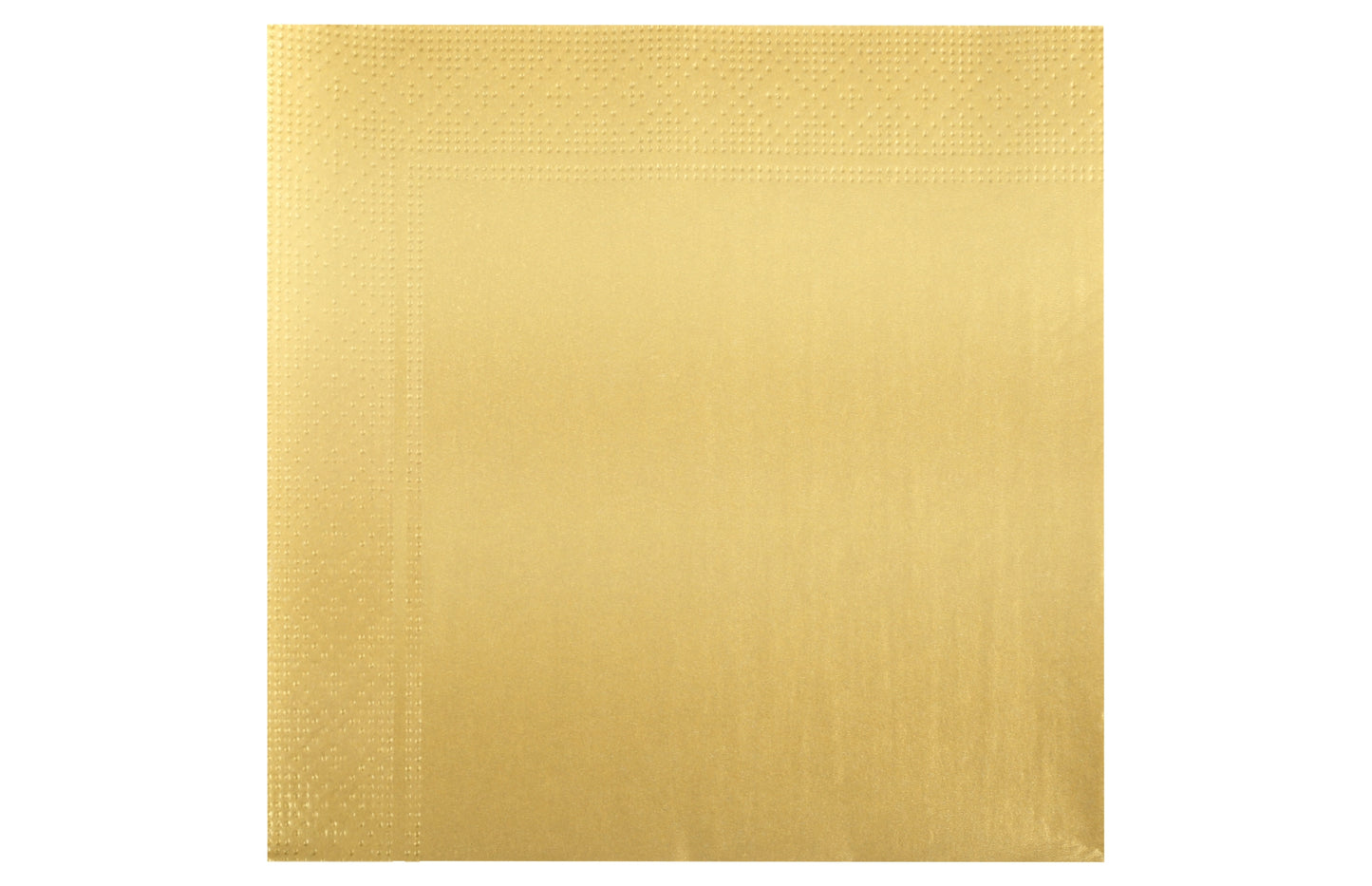 ELEGANCE servetėlės, 20 vnt., auksinės, 16.5 x 16.5 x 2.3, 20397, RAVI Decor