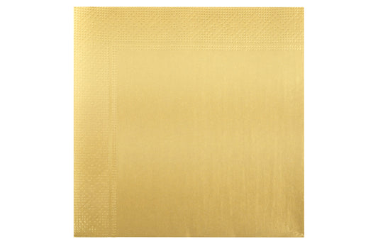 ELEGANCE servetėlės, 20 vnt., auksinės, 16.5 x 16.5 x 2.3, 20397, RAVI Decor