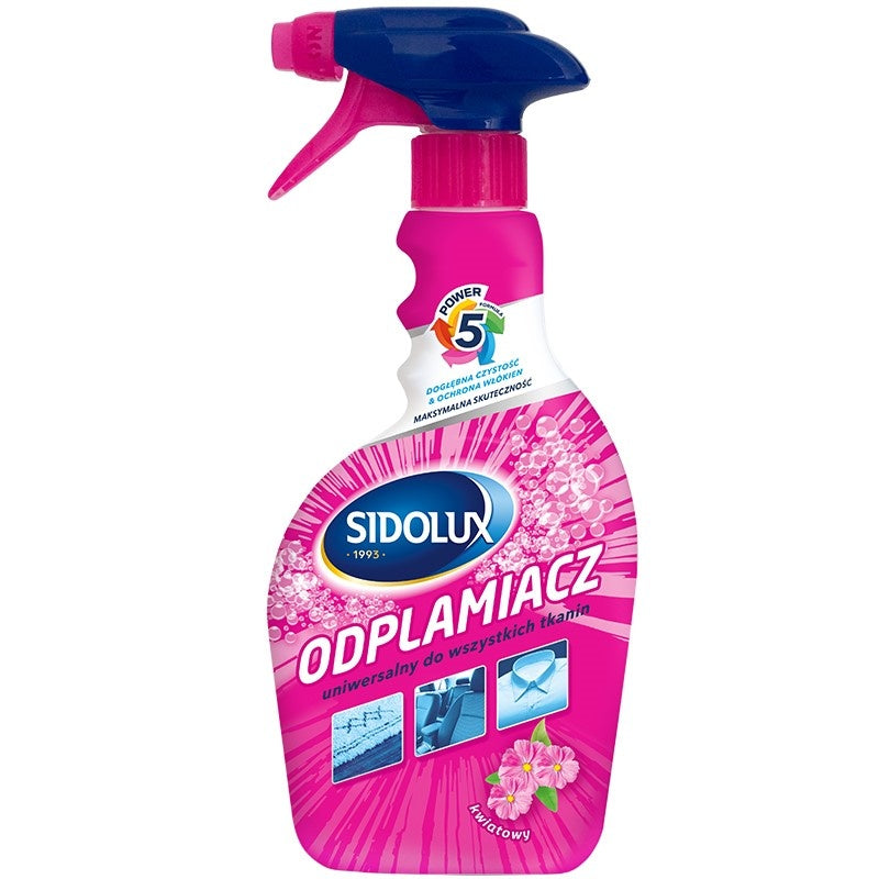SIDOLUX kilimų dėmių valiklis, 500 ml. 10 vnt. dėžėje.