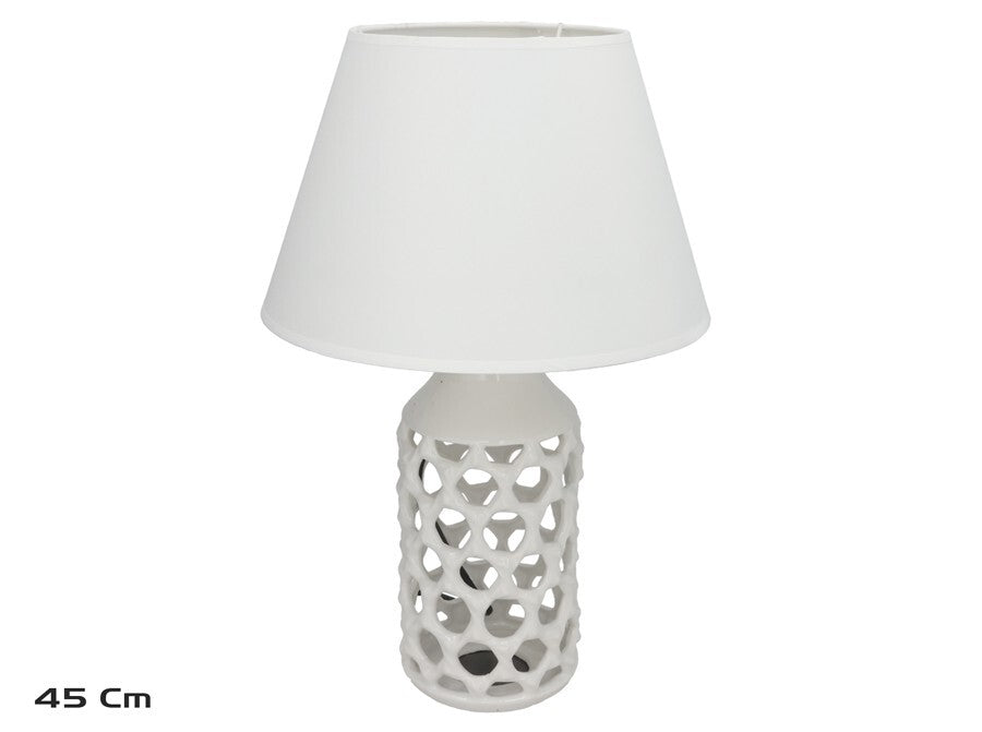 Keraminė lempa, 28.00 × 28.00 × 45.00 cm, DECORLIFE