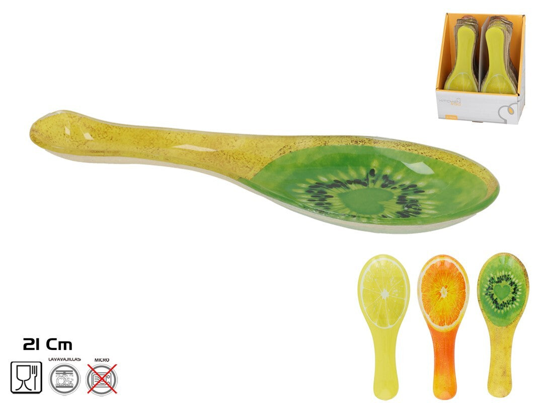 Kitchen&GO stiklinis šaukšto laikiklis, 3 skirtingi dizainai, 21 × 7,5 × 1,4 cm