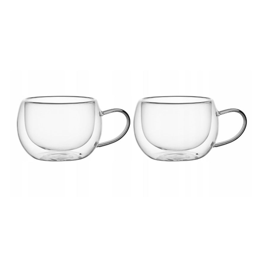 2 dvigubo stiklo puodelių rinkinys 300 ml, 9002, Komplekte 2 vnt KAMILLE
