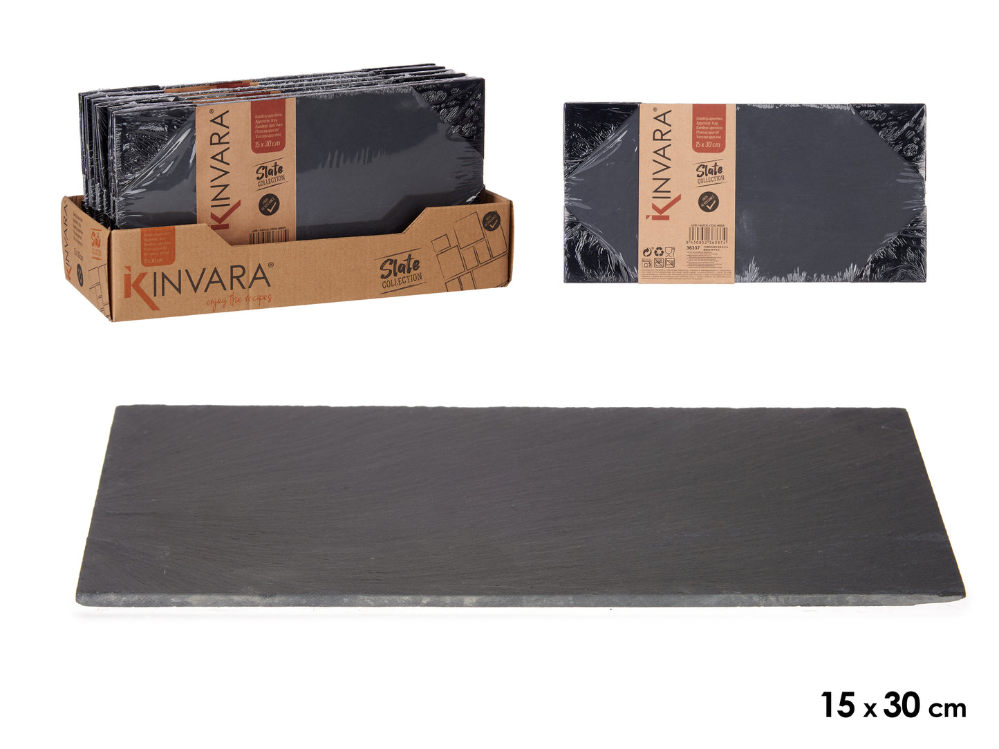 Užkandžių padėklas, stačiakampis, 0.651×30×15 cm, 36337, Kinvara