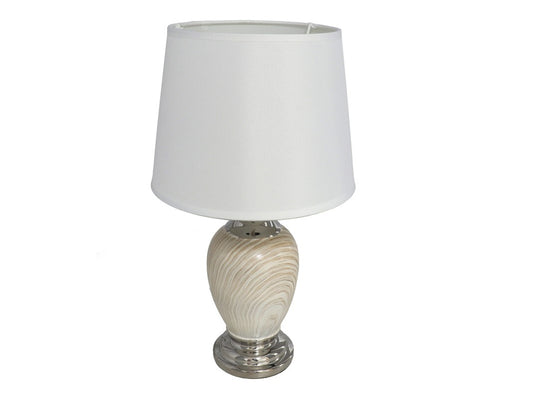 Keraminė lempa Saleve, 18.00 × 18.00 × 30.00 cm, DECORLIFE