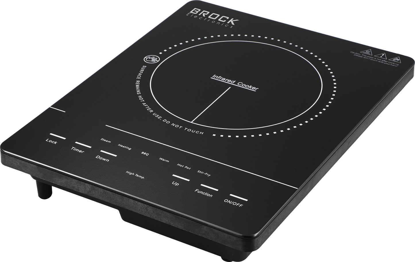 Elektrinė infraraudonųjų spindulių viryklė BROCK HPI 5001 BK 2000W