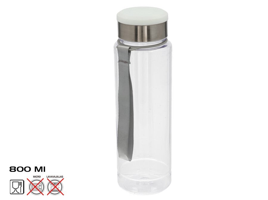 Skaidrus butelis 800 ml, 7,5x7,5x25 cm, SUMMER ENJOY