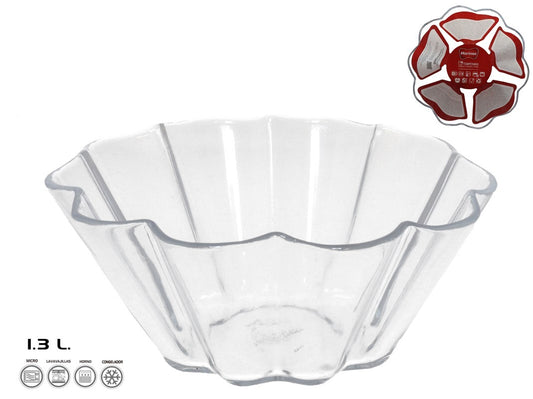 Stiklinė kepimo forma 21,5x21,5x8,5 cm 1,3 l, MARINEX. Pagaminta Brazilijoje
