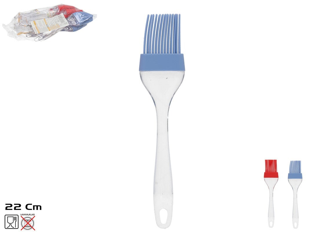Silikoninis šepetėlis 4,5 x 2 x 22 cm, 2 rūšių, KITCHEN&GO