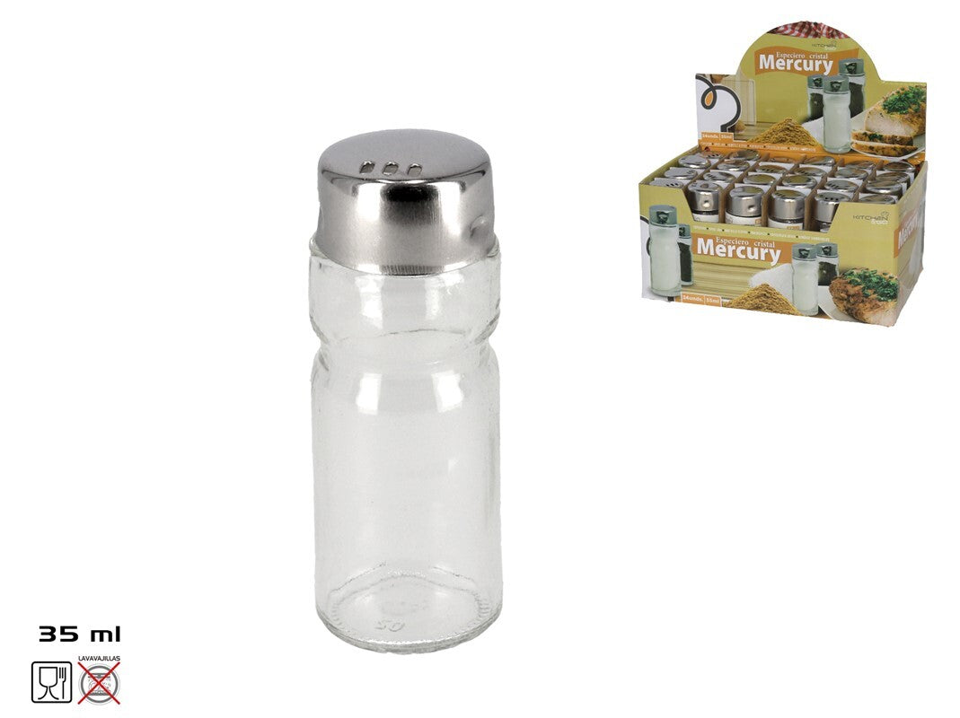 Prieskonių indelis 35 ml, 3x3x9 cm, KITCHEN&GO