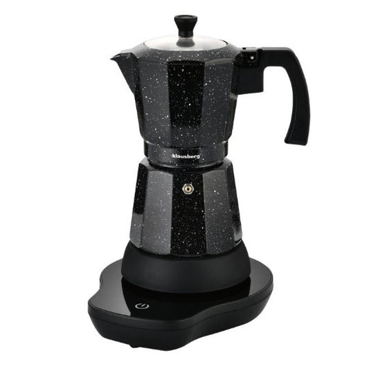 Elektrinis espreso kavos virimo aparatas, 0,3 l, juodas, 500 W, KB 7998, Klausberg