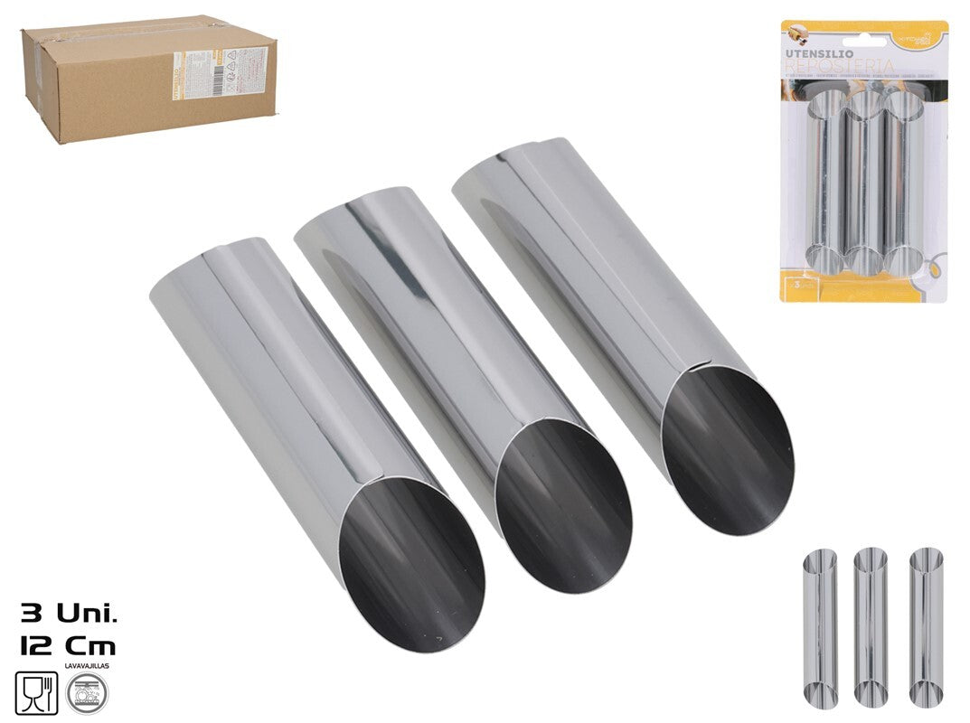 Konditerijos reikmenys X3, 12 x 2,7 x 2,7 cm, KITCHEN&GO