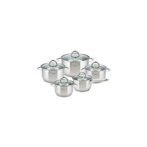 Virtuvės puodų rinkinys, 10 vnt 2*2.1L, 2.9L, 3.9L, 6.6L. Kinghoff KH 4449