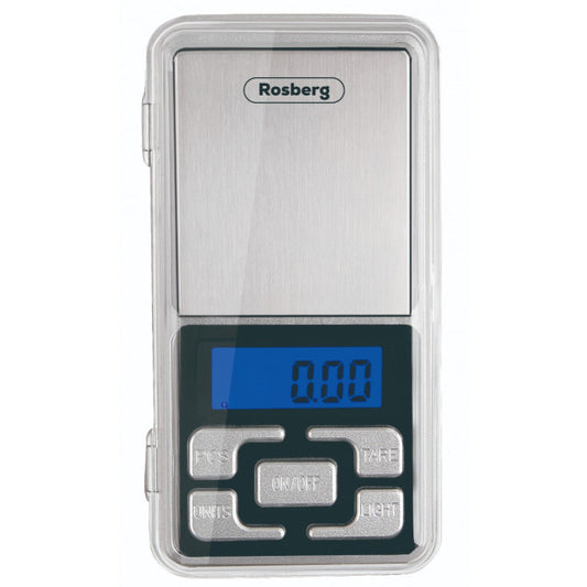 Juvelyrinės svarstyklės, maks. svoris: 500 g., nerūdijantis plienas, 555R51651S, „Rosberg“