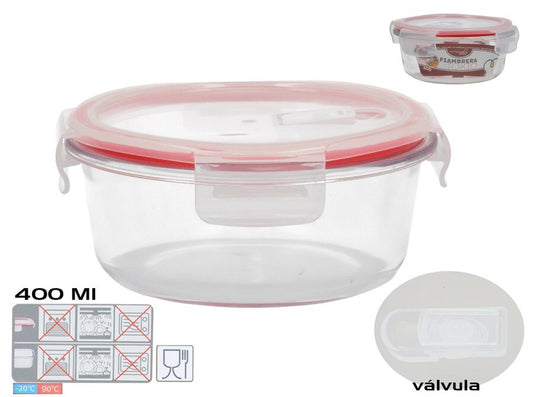 Apvali pietų dėžutė 400 ml, 6 x 13,5 x 13,5 cm, KITCHEN&GO