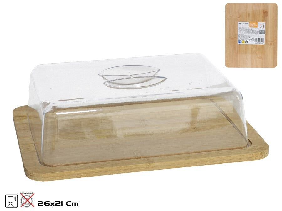 Sūrio indas su dangčiu 26 x 21 cm, 7,5 x 26 x 21 cm, KITCHEN&GO