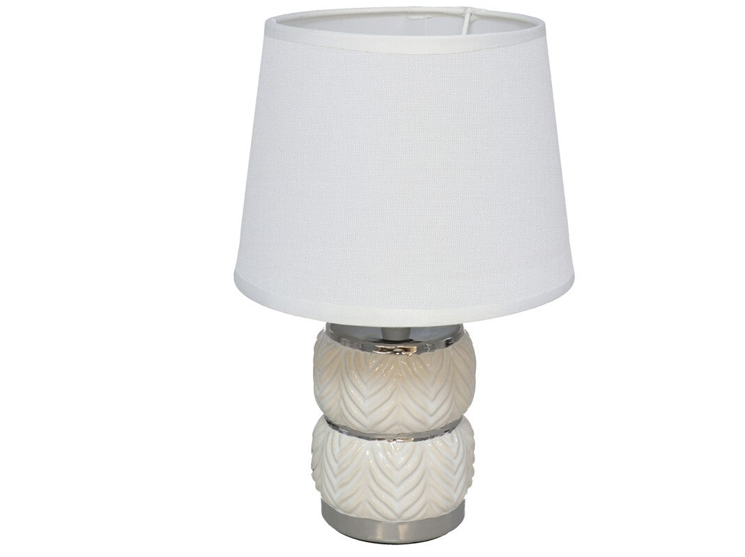 Keraminė stalinė lempa Oulu, 18.00 × 18.00 × 27.00 cm, DECORLIFE