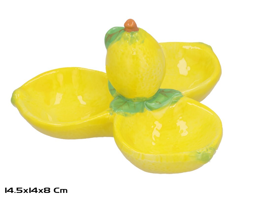 Užkandžių lėkštė „Lemon“ 14,5x14x8 cm, KITCHEN&GO