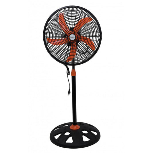Ventiliatorius, 50W, 3 greičiai, juodas su oranžine spalva, diam 40cm 51760N18BO, Oliver Voltz