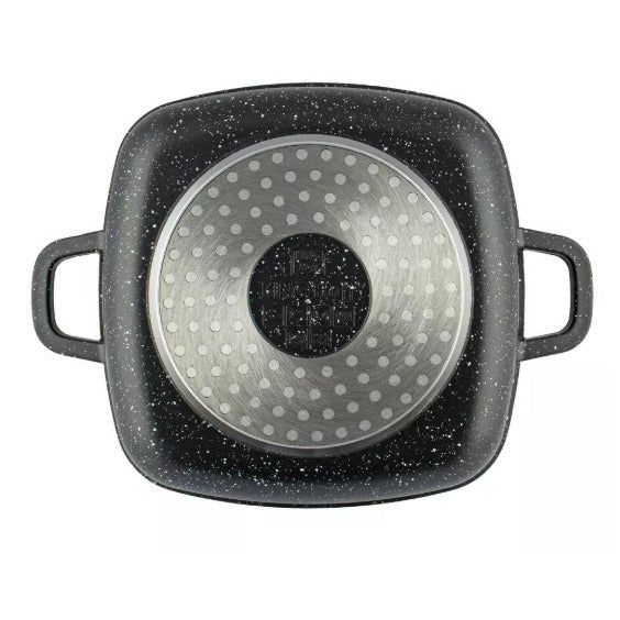 Puodas, marmuro danga, 5.5L, 26x26x10.5cm, KH 1604, KING HOFF