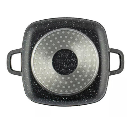 Puodas, marmuro danga, 5.5L, 26x26x10.5cm, KH 1604, KING HOFF