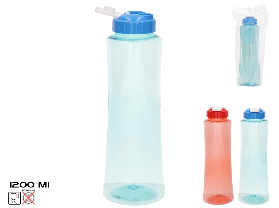 Vandens butelis Loki 1200 ml, 2 asortimentai, 9,5x9,5x29 cm, SUMMER ENJOY