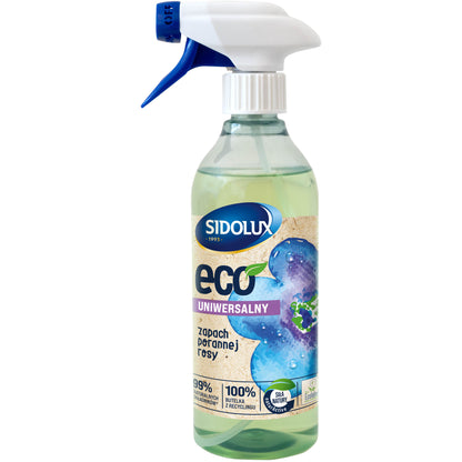 SIDOLUX ECO universalus įvairių paviršių valiklis, 500 ml. 8 vnt. dėžėje.