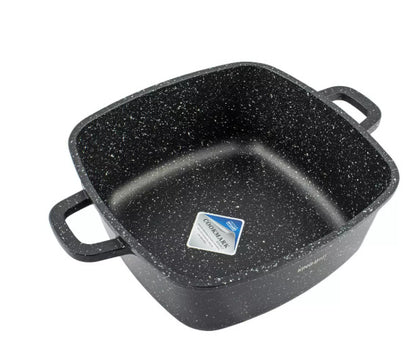 Puodas, marmuro danga, 5.5L, 26x26x10.5cm, KH 1604, KING HOFF