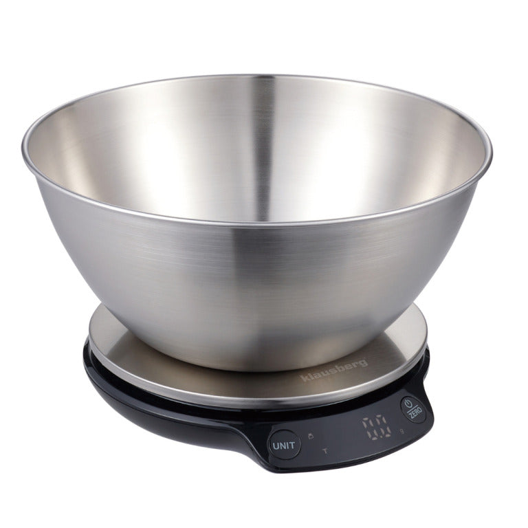 Virtuvinės svarstyklės su dubeniu 1,8 L, KLAUSBERG KB 7939