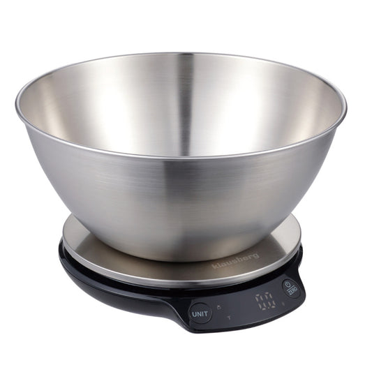 Virtuvinės svarstyklės su dubeniu 1,8 L, KLAUSBERG KB 7939