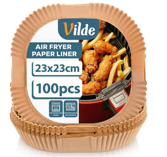 Air Fryer įdėklai 23x23 cm, 100 vnt., 279047, VILDE