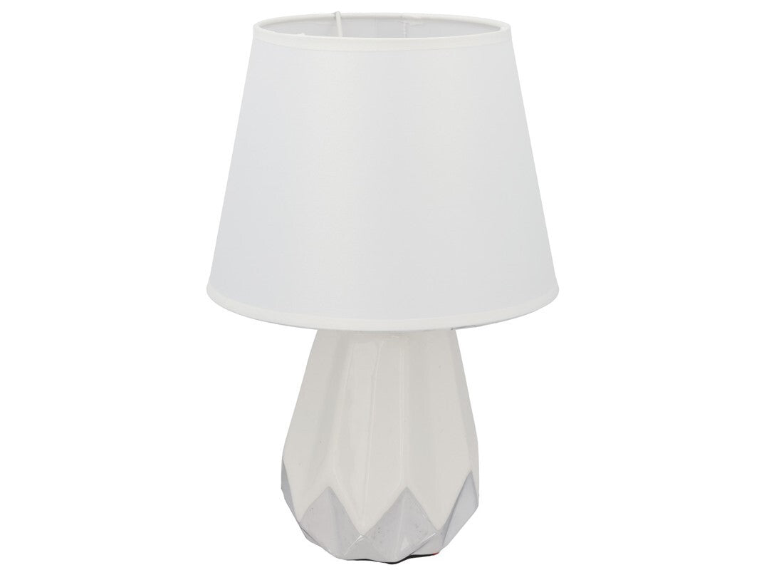 Keraminė stalinė lempa Lune, 20.00 × 20.00 × 29.50 cm, DECORLIFE