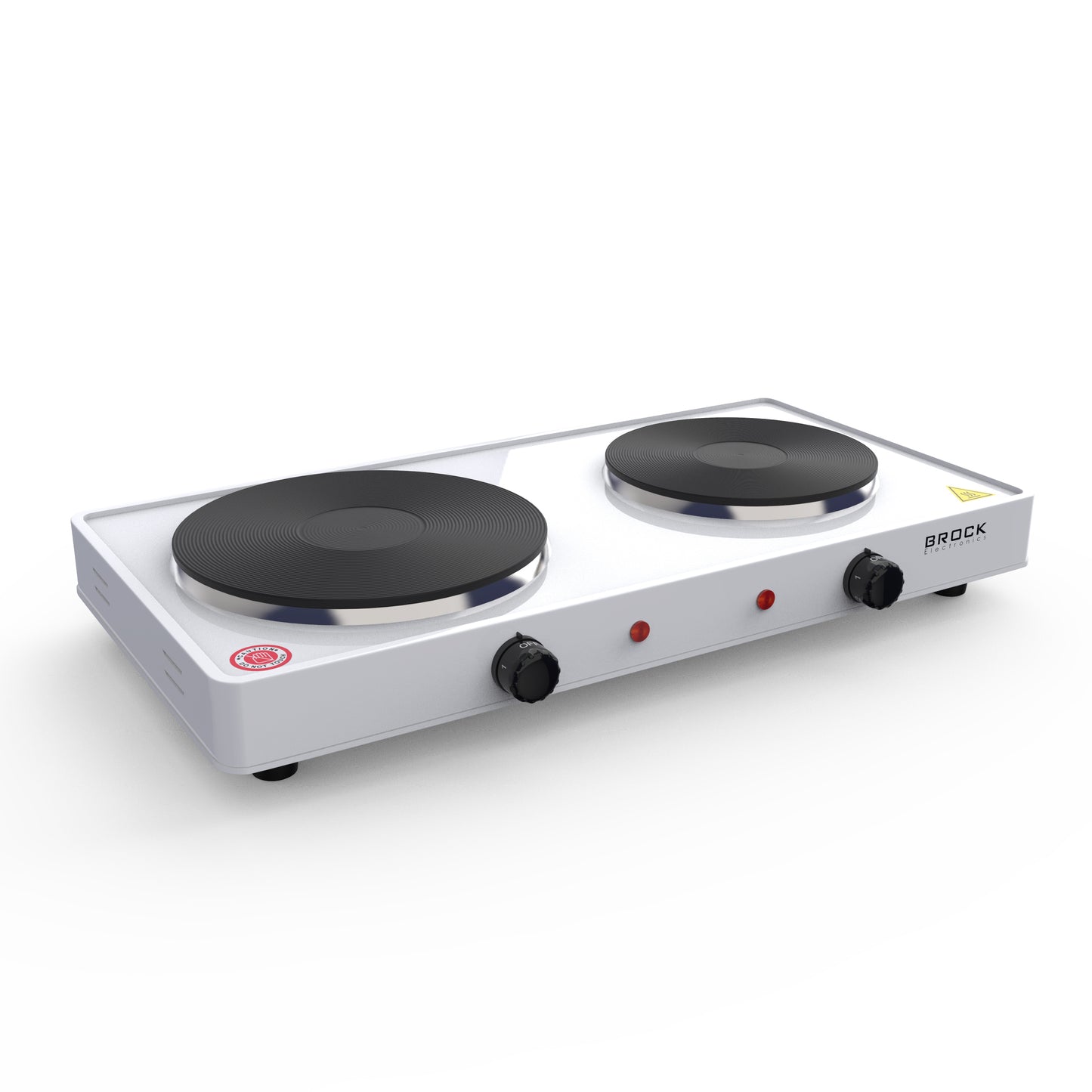 Dviejų žiedų elektrinė kaitlentė BROCK EP 200 WH, 2500W