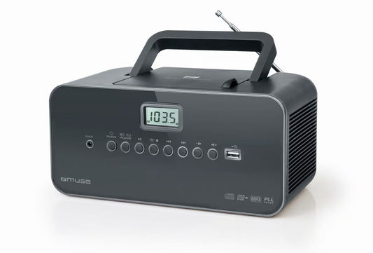 Nešiojamas radijas + CD/MP3 grotuvas su USB, MUSE, M 28 DG