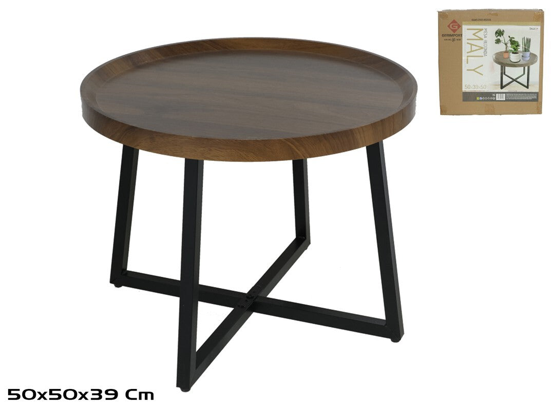 Apvalus stalas 50 x 39 x 50 cm, DECORLIFE